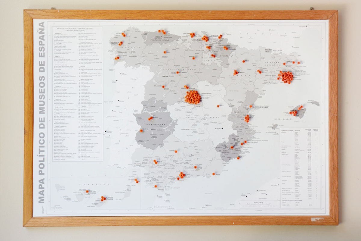 Raul Valverde - Mapa Politico de Museos, 2018